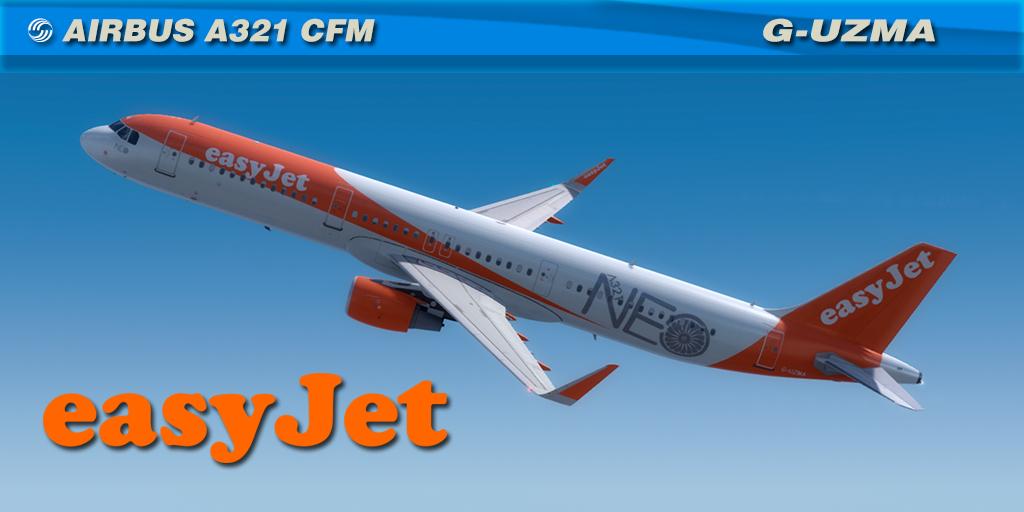 Easyjet G-UZMA NEO Aerosoft A321 CFM Professional