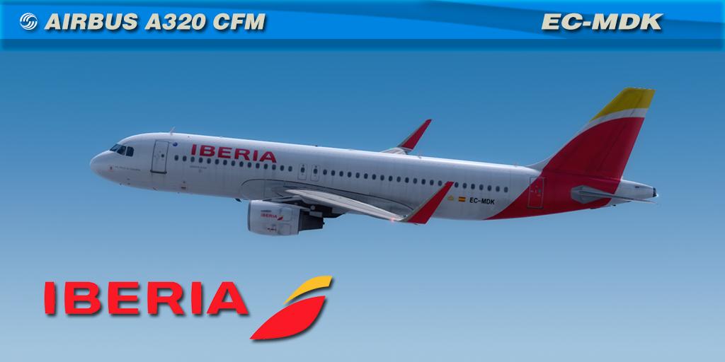 Iberia EC-MDK Aerosoft A320 CFM Professional