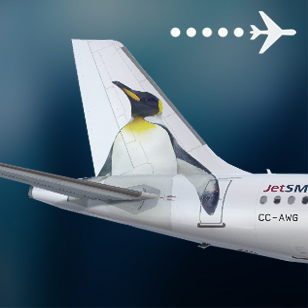 JetSMART A320 CC-AWG Pinguino Rey