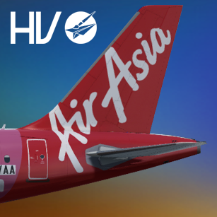 Air Asia Airbus A321neo 9M-VAA "1, 2, 3, Take Off"