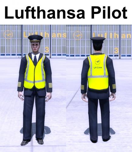 More information about "Prepar3D V3 Avatars - Lufthansa Pilot, First Officer & Senior First Officer"