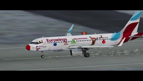 More information about "Eurowings A320 #MerryChristmas (fictional)"