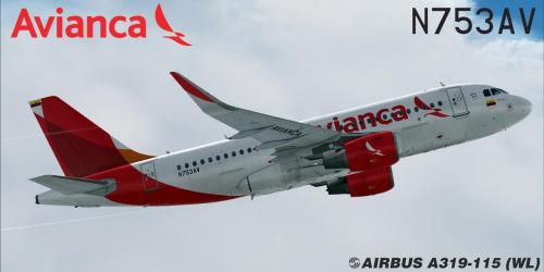 More information about "Avianca Colombia Airbus A319-115(WL) N753AV"