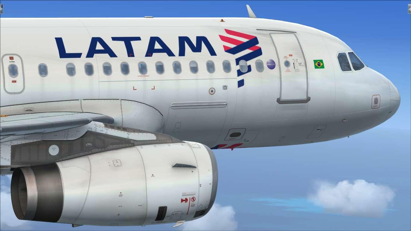 LATAM Brasil PT-TME Airbus A319 IAE