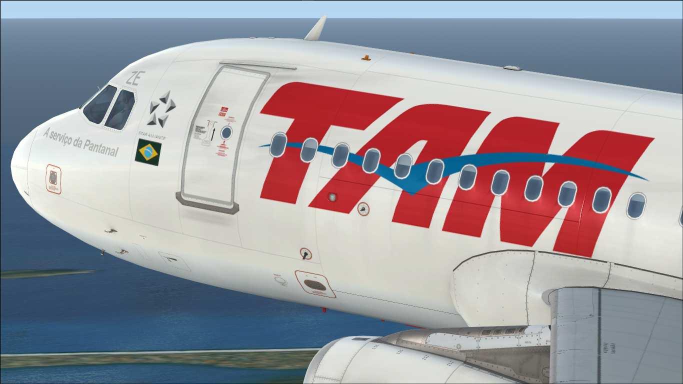 TAM PT-MZE Airbus A319 IAE