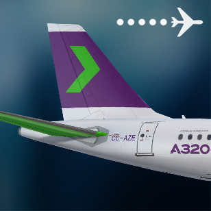 SKY A320neo CC-AZE