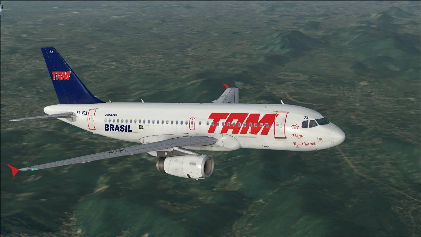 TAM "OOC" (circa 1999) PT-MZA Airbus A319 IAE