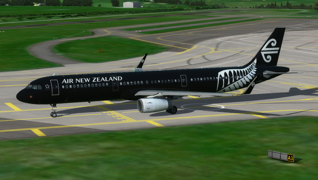 Air New Zealand Airbus A321 ZK-NNA Repaint | Aerosoft A321 IAE
