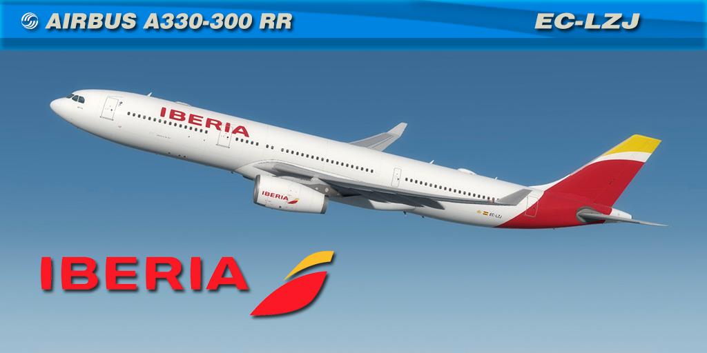 More information about "IBERIA EC-LZJ Airbus A330-300 RR (FICTIONAL ENGINES)"
